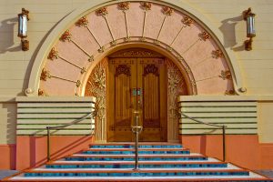 Stunning example of Art Deco architecture in the historic city of Napier, New Zealand
